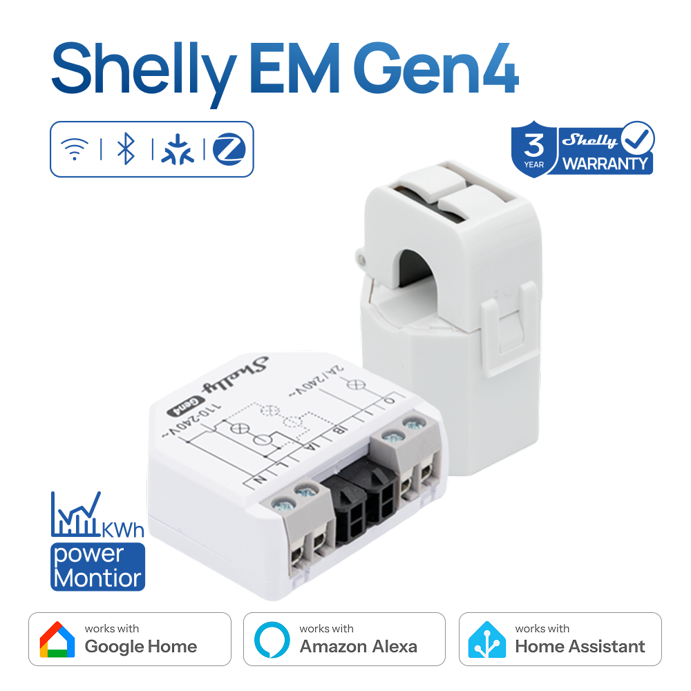 Shelly EM Gen4 Zigbee Energy M - Shelly Relay Module 리뷰 및 가격