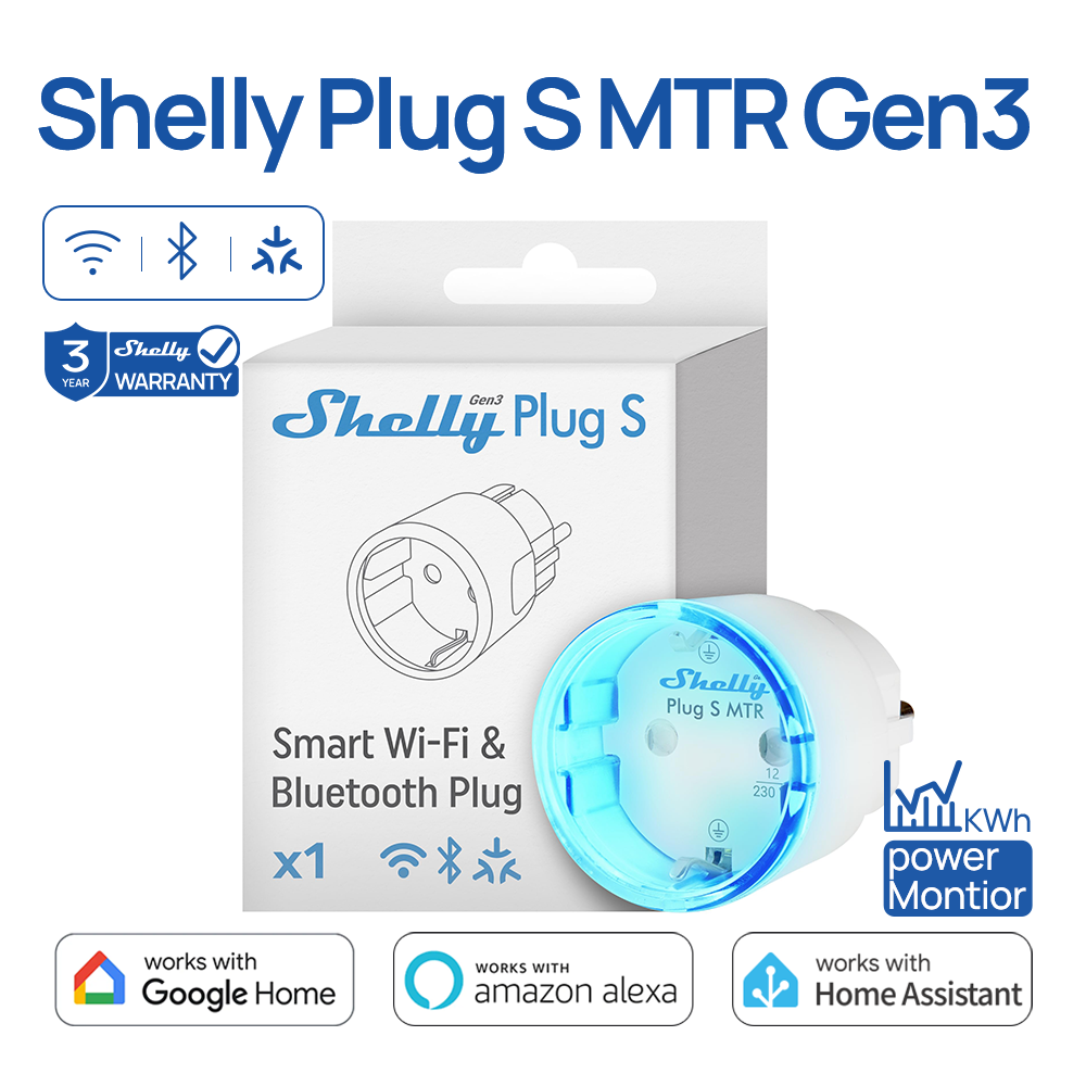 Shelly Plug S MTR Gen3 Matter  - Shelly Relay Module 리뷰 및 가격