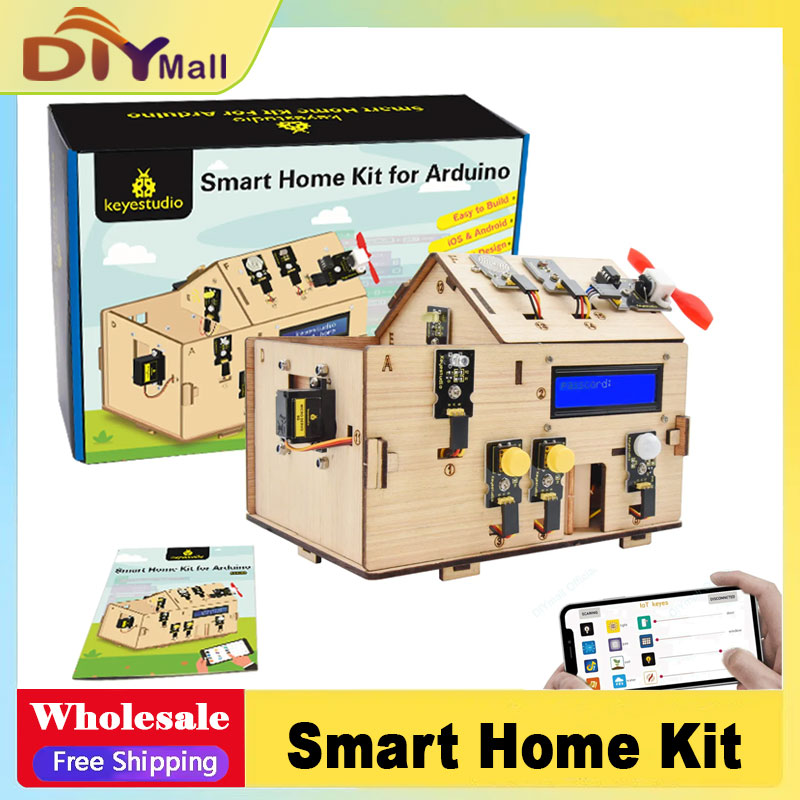 Keyestudio Smart IoT Home Kit  - Home Automation With Arduino 리뷰 및 가격
