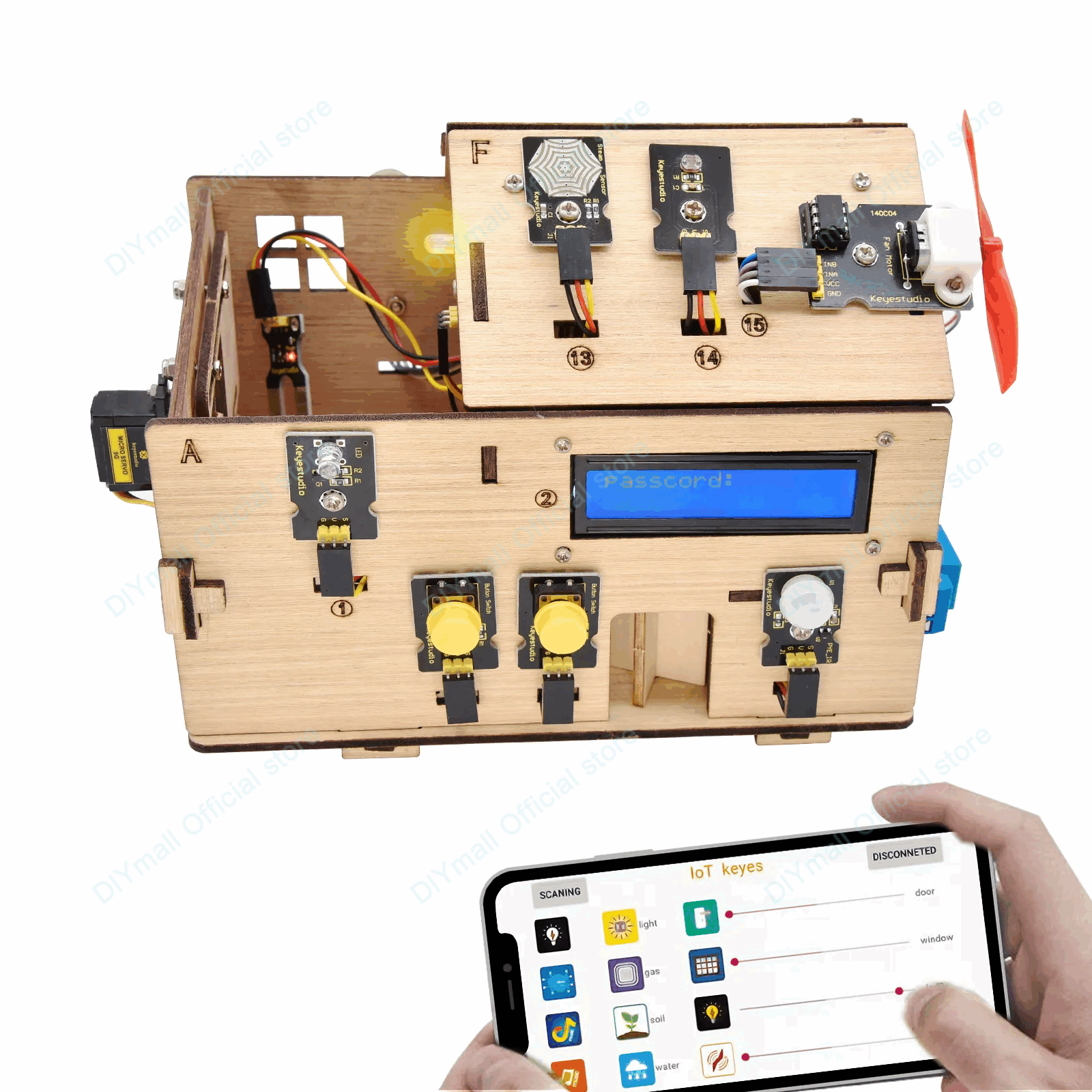 Keyestudio Smart IoT Home Kit  - Home Automation With Arduino 리뷰 및 가격