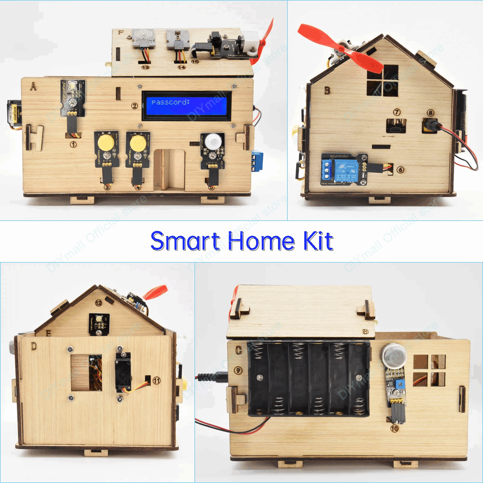 Keyestudio Smart IoT Home Kit  - Home Automation With Arduino 리뷰 및 가격