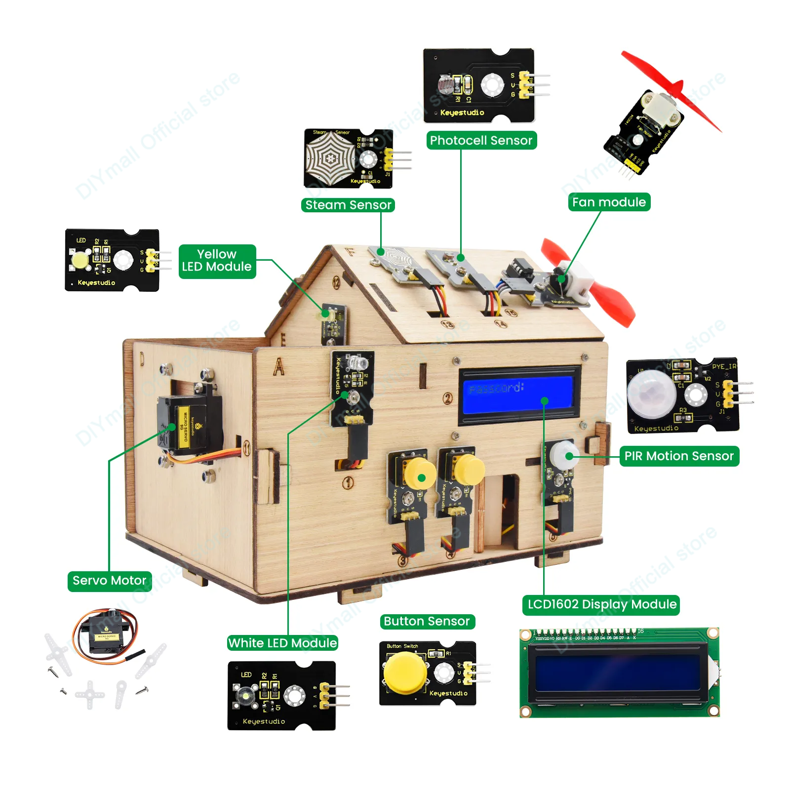 Keyestudio Smart IoT Home Kit  - Home Automation With Arduino 리뷰 및 가격