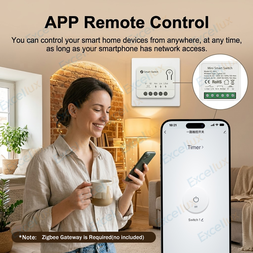 Mini Zigbee Smart Switch Modul - Diy Home Automation Controller 리뷰 및 가격