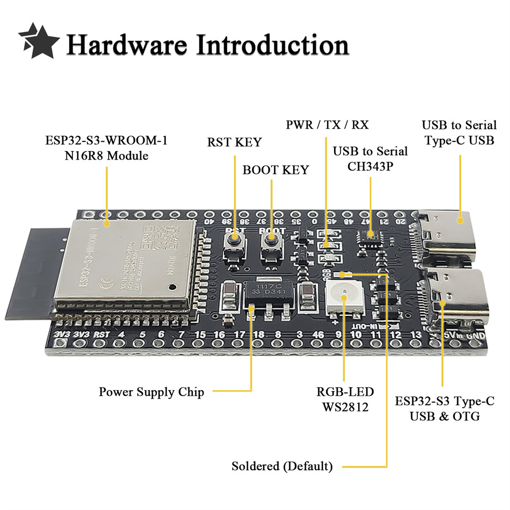 ESP32 S3 N16R8 Development Boa - Keys Diy Home Automation Kit With Esp32 리뷰 및 가격