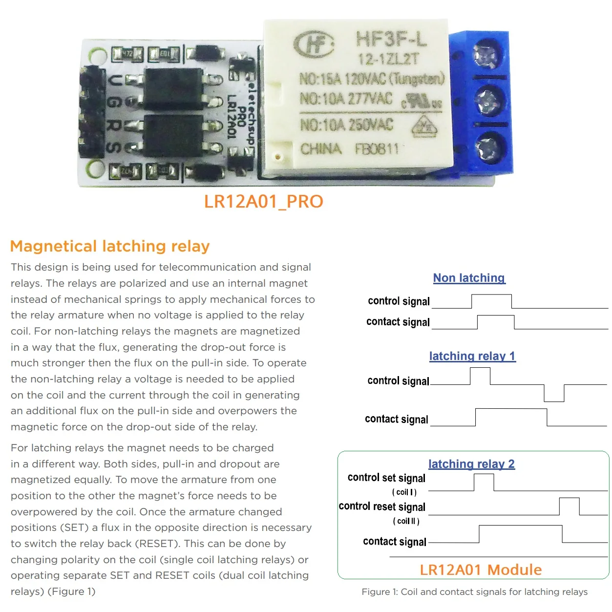 LR12A01 Magnetic Latching Rela - Shelly Relay Module 리뷰 및 가격