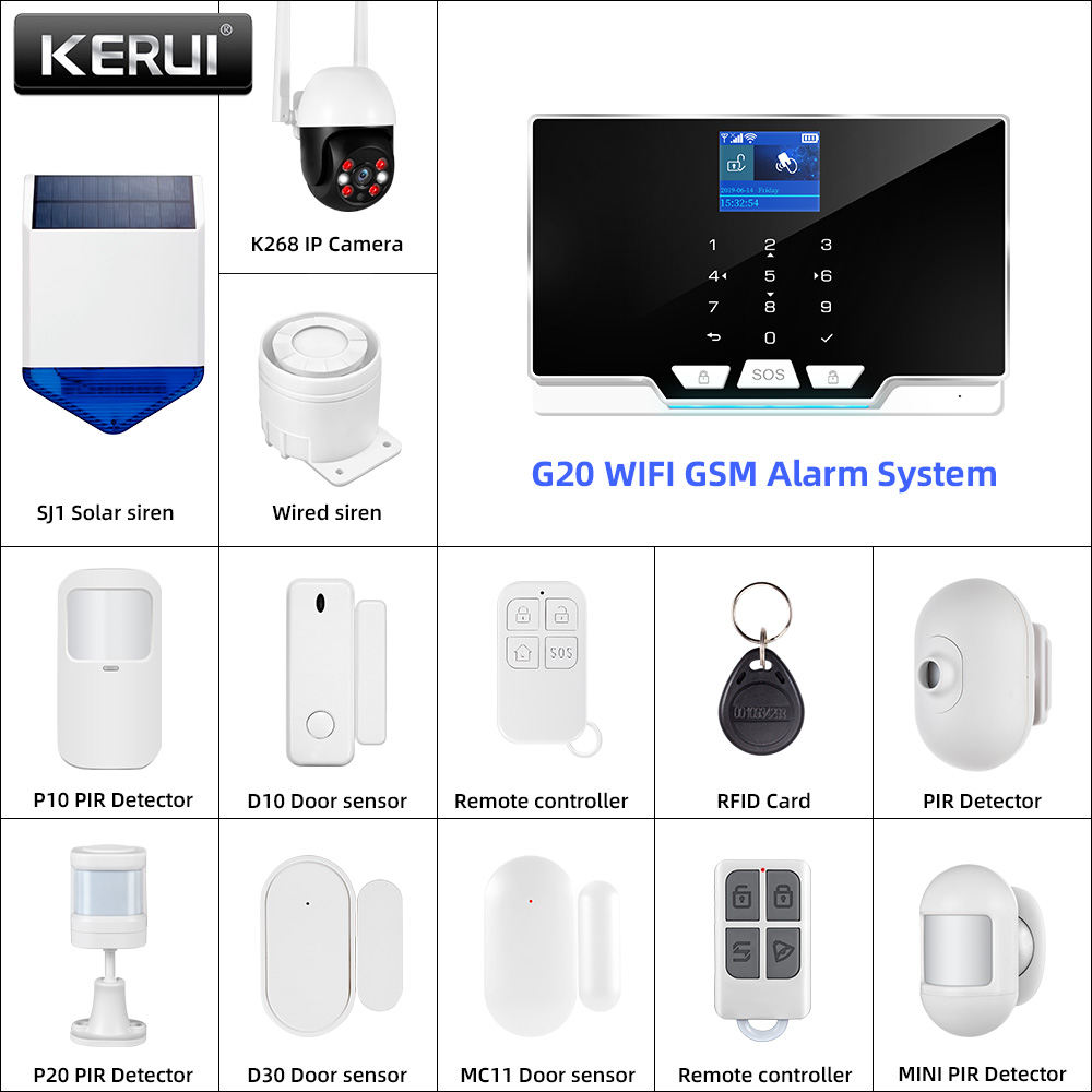 KERUI 433MHz DIY Alarm Kit G20 - Home Automation Diy Kit 리뷰 및 가격