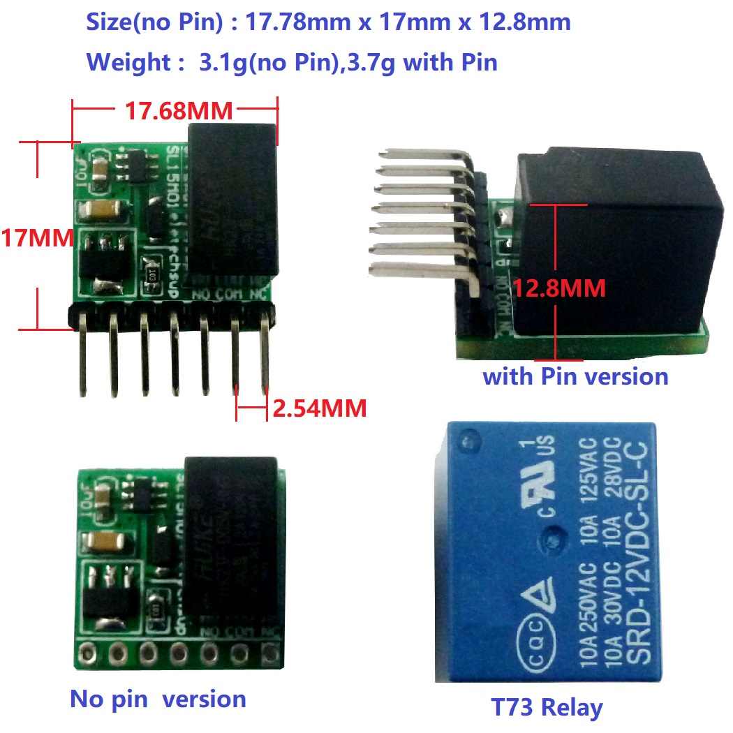 SL15M01 DC 12V 2A mini 1ch Bis - Shelly Relay Module 리뷰 및 가격