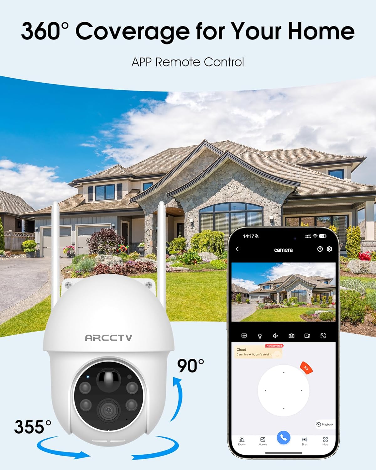 Wireless Solar Security Camera - Motion Sensor Pir Wired 리뷰 및 가격