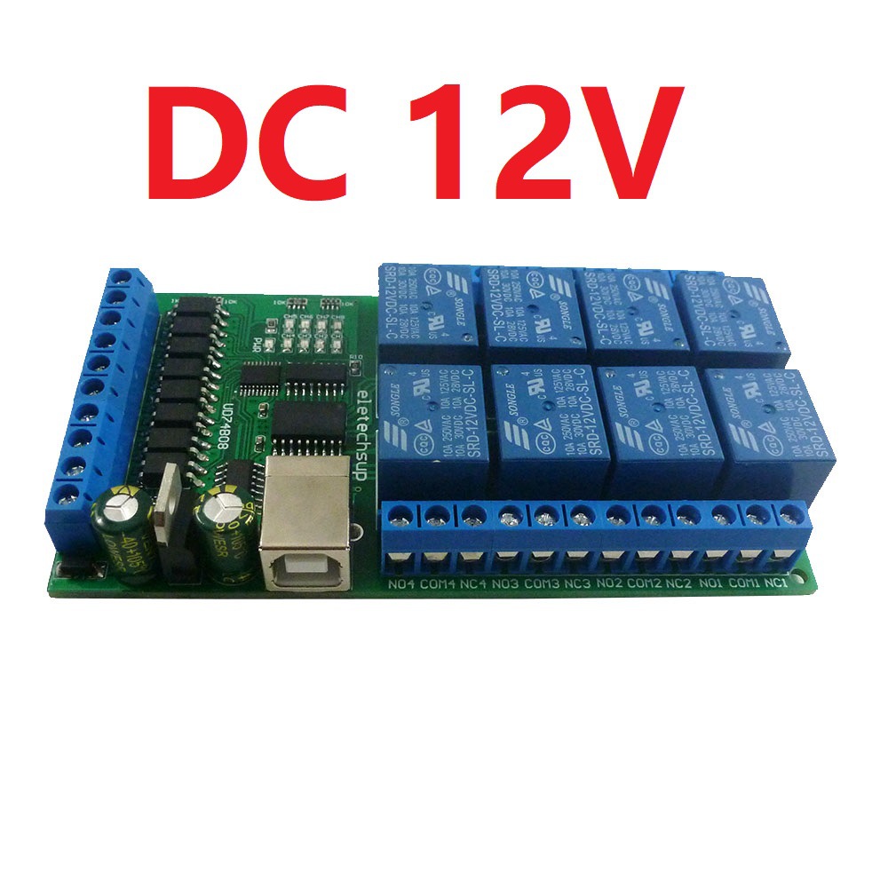 UD74B08 8 Channel USB Relay I/ - Shelly Relay Module 리뷰 및 가격