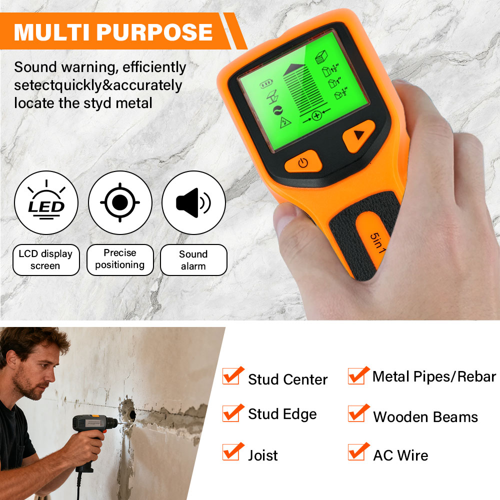 New 5-in-1 Wall Detector Handh - Water Leak Detector Wired 리뷰 및 가격