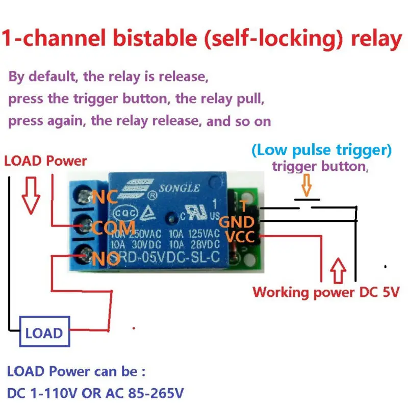 Flip-Flop Latch Relay Module B - Home Automation With Arduino 리뷰 및 가격