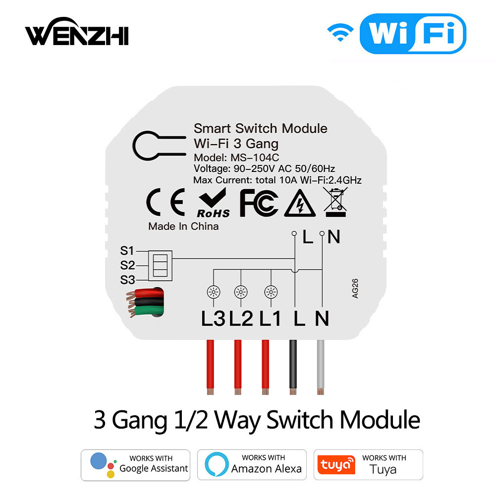 Wifi 3Gang 1/2 Way Mini DIY Li - Diy Home Automation Controller 리뷰 및 가격