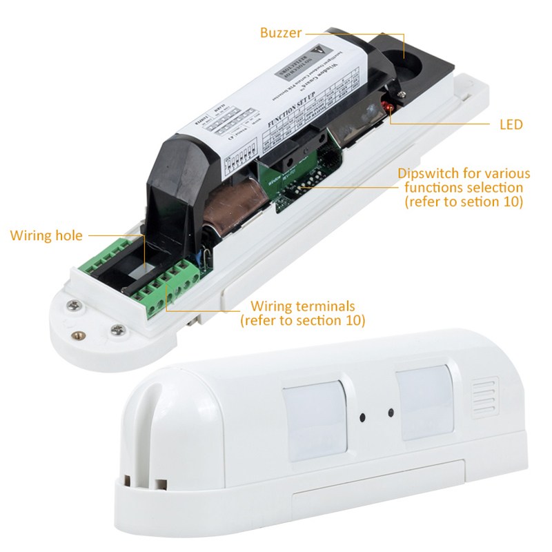 DC12V Wired Dual Curtain PIR M - Motion Sensor Pir Wired 리뷰 및 가격