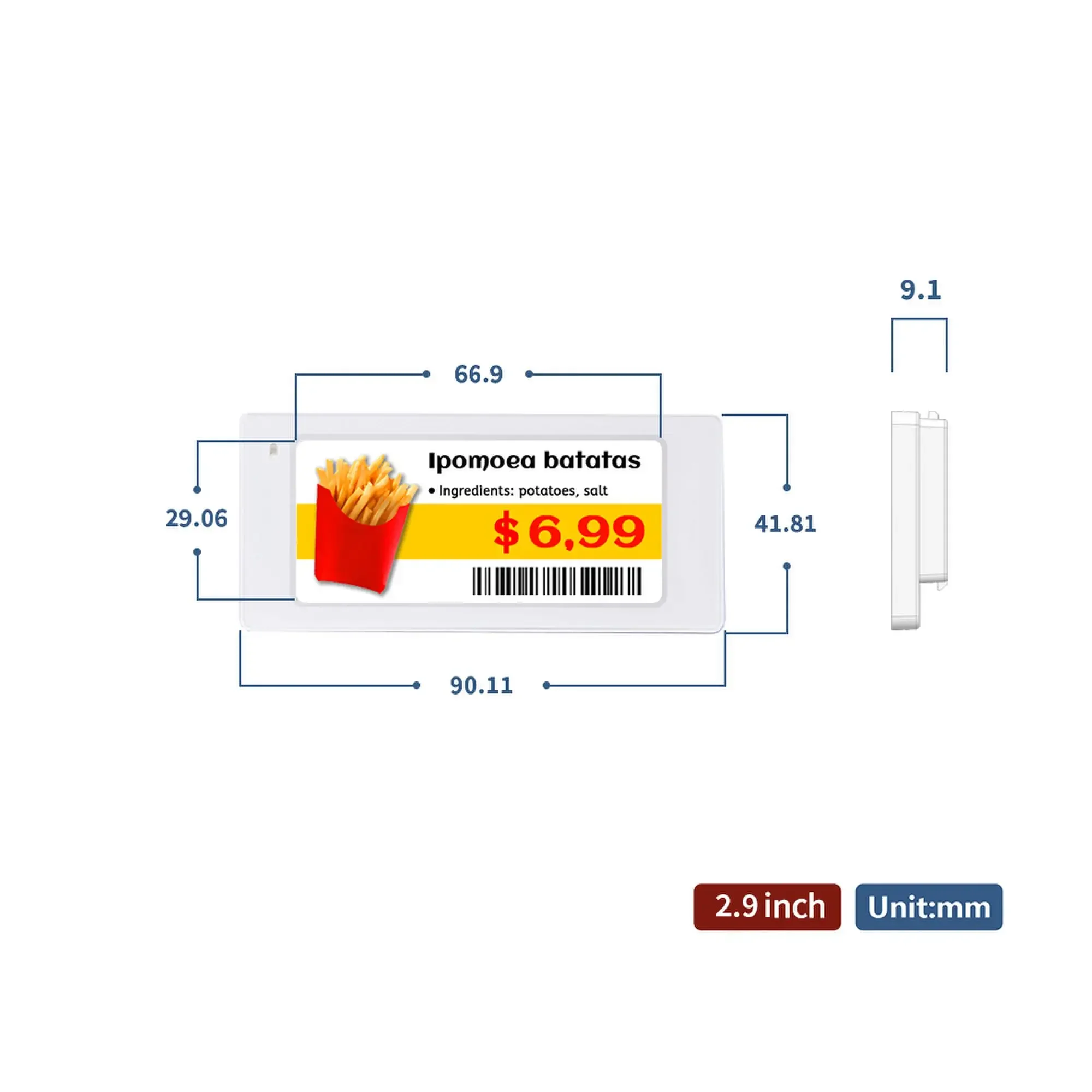 10pcs 2.9 Inch Size Digital Pr - Display Epaper 2.9 리뷰 및 가격