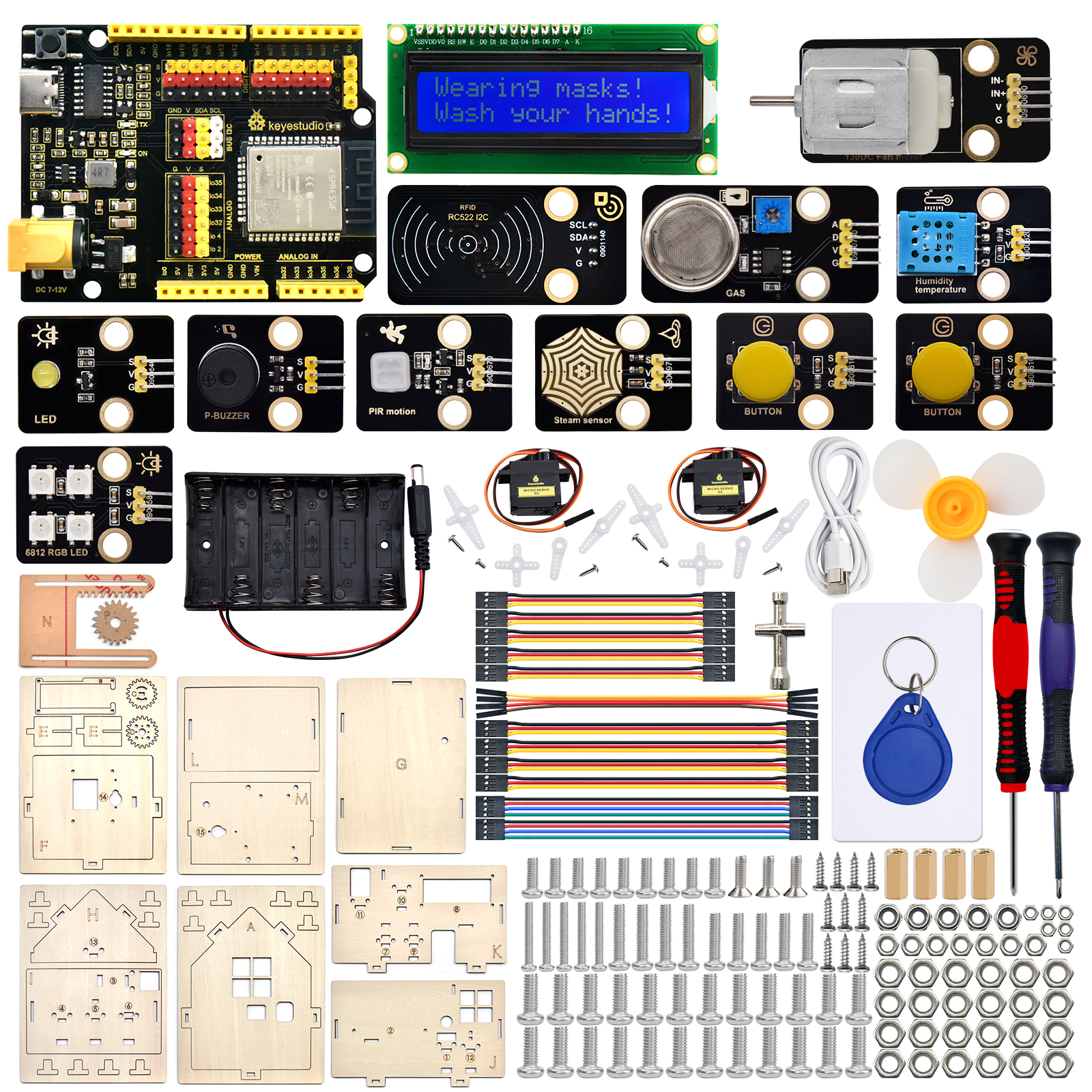 Keyestudio Complete IOT Smart - Home Automation With Arduino 리뷰 및 가격