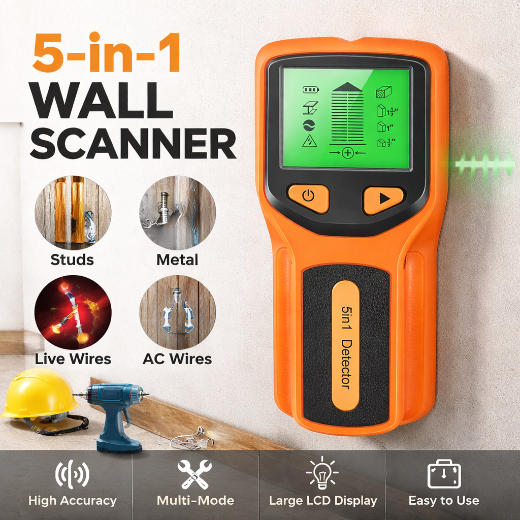 New 5-In-1 Wall Detector Handh - Water Leak Detector Wired 리뷰 및 가격