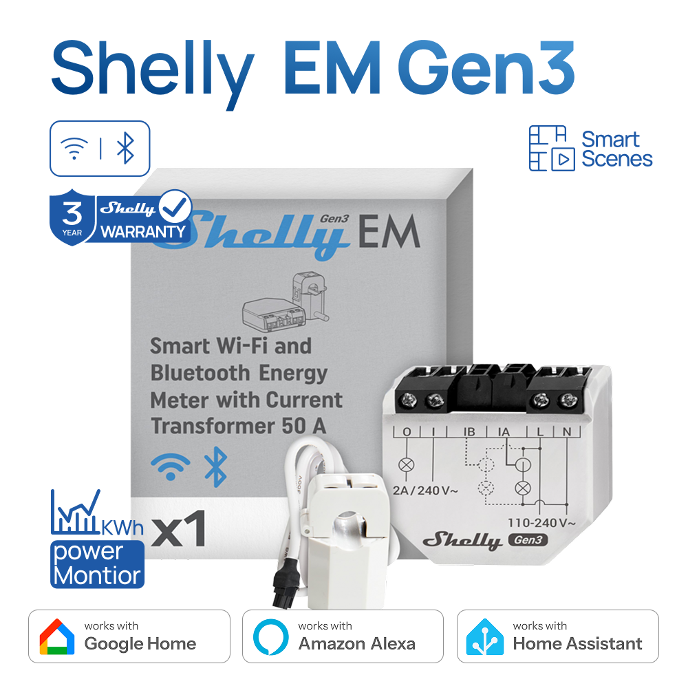 Shelly EM Gen3 Smart Home WiFi - Shelly Relay Module 리뷰 및 가격